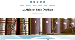Desktop Screenshot of mehmeteminozguven.av.tr