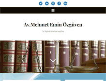 Tablet Screenshot of mehmeteminozguven.av.tr